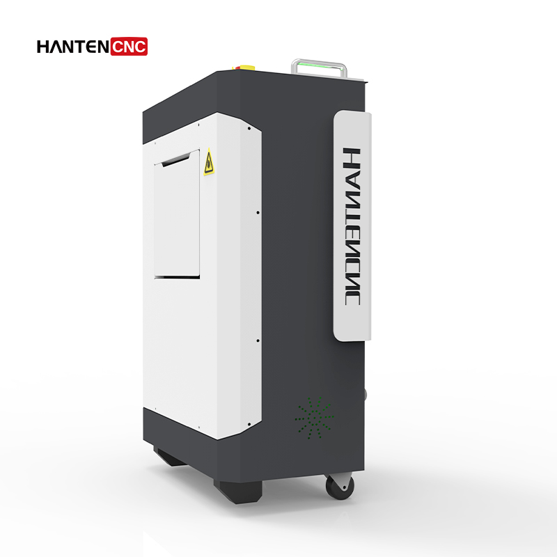HANTENCNC Latest Series Portable 200W300W Fiber Laser Pulse Cleaning Machine Metal Rust Removal Multi-surface Laser Cleaning Tools Hot Sale