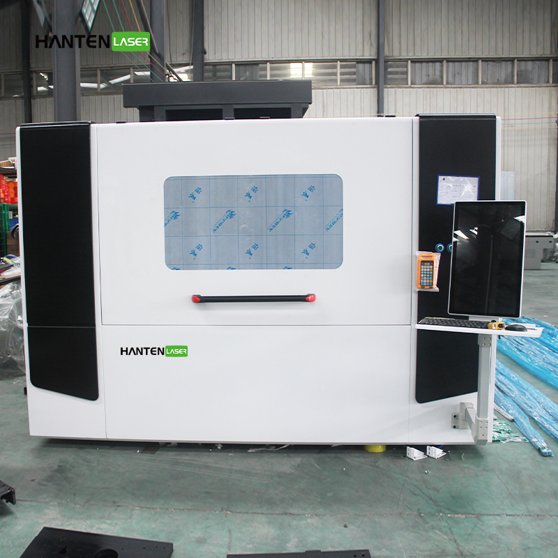 3015 Cnc Metal Sheet Enclosed Fiber Laser Cutting Machine For Stainless Steel Iron 1000w - 6000w 